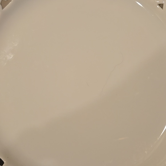 Oscar de la Renta Vintage Belmonte White Elegant Lattice Porcelain Serving Plate - Picture 4 of 7